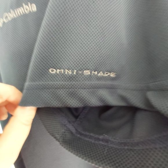 COLUMBIA | Men's Omni-Shade Polo Shirt Navy Blue Size Large - Picture 6 of 8